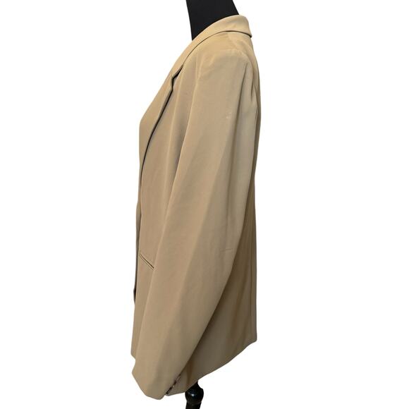 New ~ STELLA NOVA ~ Women's Brown Fall One-Button Blazer Size US 8 EU 38 - Picture 2 of 5